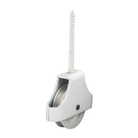 fiXte Single Wheel Screw In Washing Line Cord Nylon Wheel Pulley