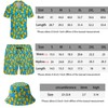 Wdpsuxin Mens 2 Piece Tracksuit Hawaiian Button Down Shirt and