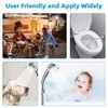 Marbrasse High Pressure Shower Head, 3-Settings Handheld Showerhead with ON/Off
