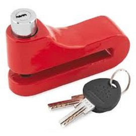Bully Locks 10mm Disc Lock Red 1581L-RD