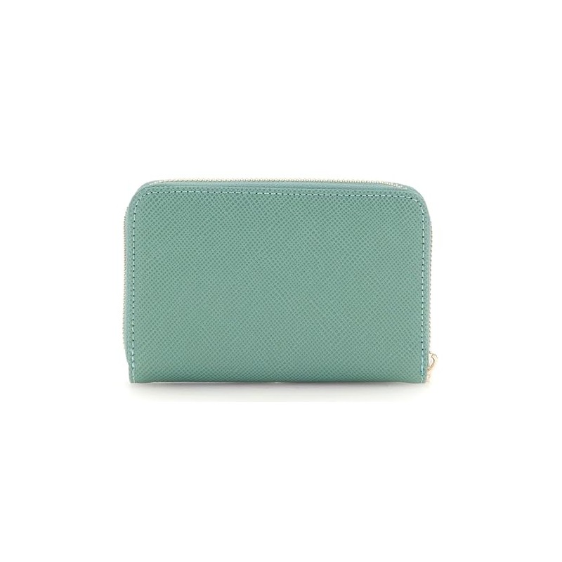 GUESS Laurel SLG Medium Zip Around Wallet Teal, teal