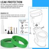 DOITOOL 1set Toilet Tank Gasket Kit Inside Tank Repair Parts