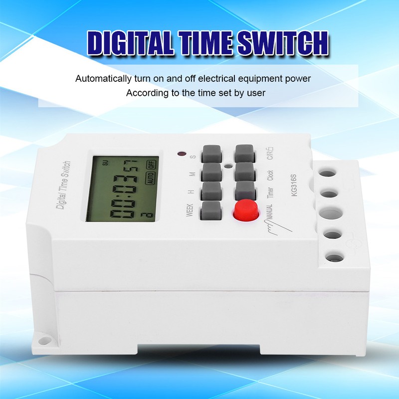Digital Time Switch LCD MicroComputer Timer Second Control Timing 32