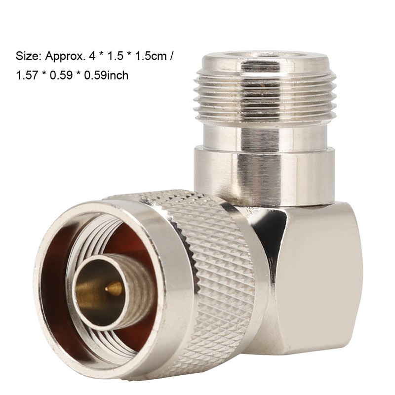 2PCS N Male to N Female Elbow Adapter RF Coaxial