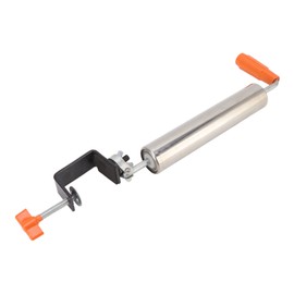 Rolling Pin Stainless Steel Dough Roller Fixed 360° Rotation for Pastry Bread Pizza L