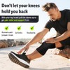 Crucial Compression Knee Support Sleeves for Women & Men (Pair)