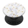 WHITE GOLD MARBLE PHONE GRIP - PRETTY TRENDY - GOLD