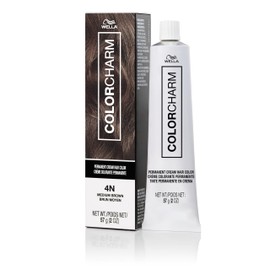 COLORCHARM Permanent Cream Hair Color, 4N Medium Brown, 2 oz.