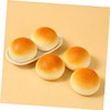 ibasenice 5pcs Simulated Bread Model Fake Food Baguette Pretzel Artificial
