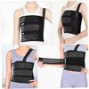 Gatuida Professional Thoracic Spine Strap for Chest Brace Rib Support