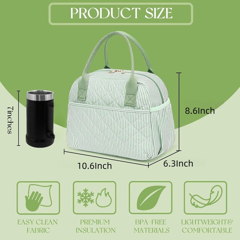 CAMTOP Lunch Box for Women Men Insulated Lunch Bag Lunch