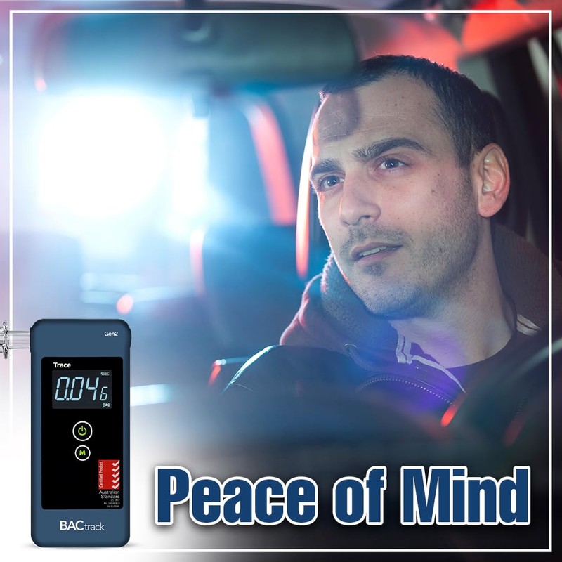 BACtrack Trace Pro Gen2 Breathalyzer Australian Standard Portable Breath Alcohol