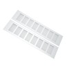 2 Pcs Air Vent Ventilation Grille Aluminium Alloy Rectangular Vent