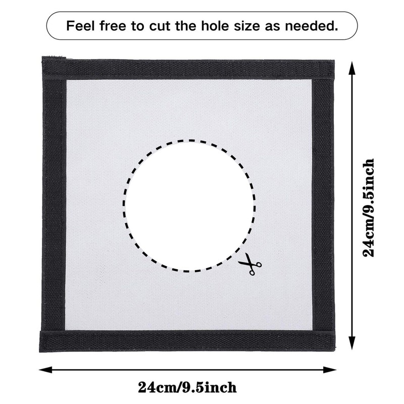 Stove Jack Kit for Tent Highly Flame-Retardant DIY Stove Jack