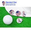 8 Pack Golf Ball Markers with Magnetic Hat Clips Value