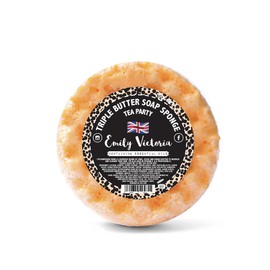 Tea Party Essential Oil Triple Butter Soap Sponge