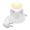 AISENS - ASPS-2A1CLPQ02-W - Multi-Function Power Strip with 4 Outlets