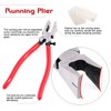 Hilitchi 8Pcs Wheeled Glass Tile Nipper Running Plier Breaking Grozer