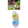 Petio Dog Toy PLAY Squeaker Tennis Ball, Small, Set of