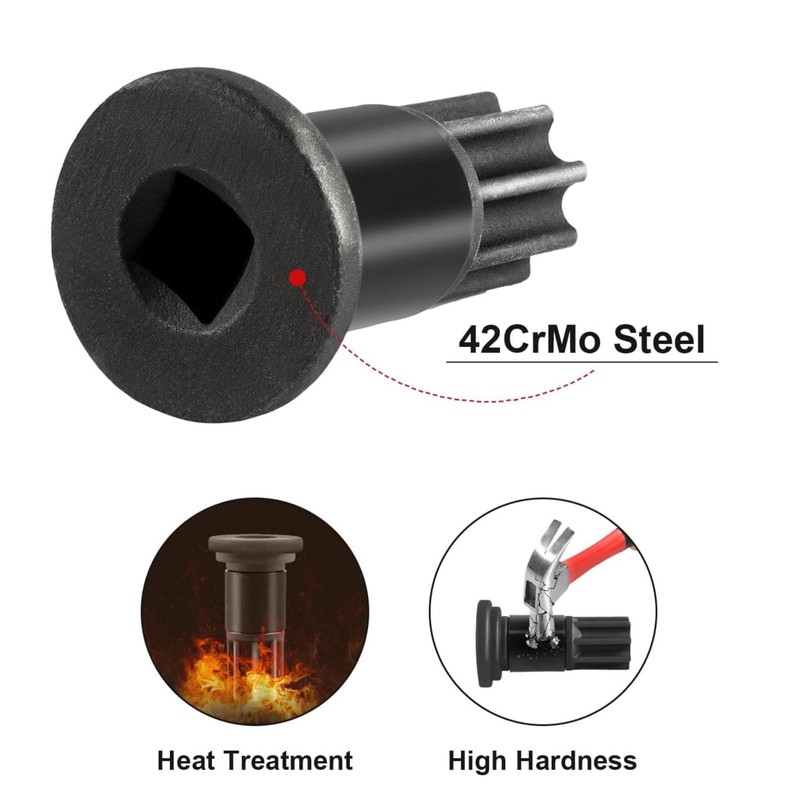 KPALAG Engine Steering Socket Wrench Tool, Engine Barring Rotating Tool