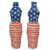YUEWOO Womens 4th of July Outfits Plus Size Summer Outfits