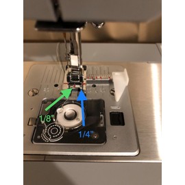 Adjustable Guide Sewing Machine Presser Foot. Fits for Low Shank Domestic Sewing Machine. Snapping On Brother, Babylock, Singer, Janome, Juki, New Home