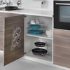 Metaltex Palio 364002095 Corner Shelf Insert 2 Shelves 25 x