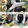 Cover Geny Gardening Apron Waterproof Cross Back Apron, 600D Heavy