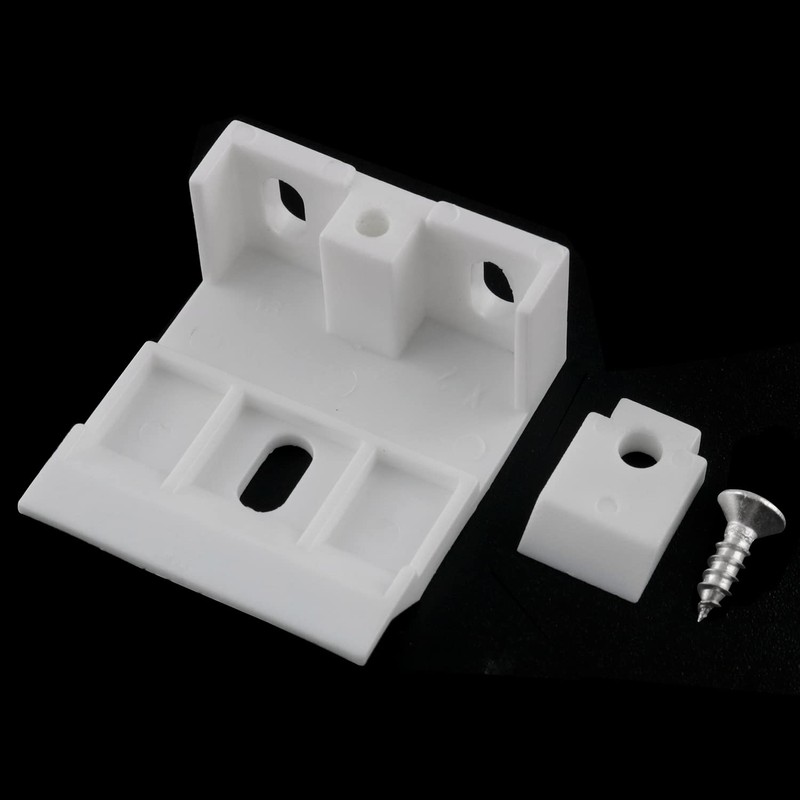 ZZLZX 4PCS Pleated and Cellular Shades Headrail Support Bracket Clip