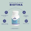 Biotina 10,000 Mcg 60 Caps Fortalece Cabello, Piel Y Uñas