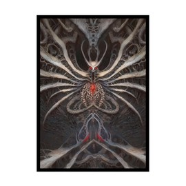 Katomula 100 PCS MTG Card Sleeves with 100 PCS Perfect Fit Sleeves, Art Matte Card Sleeves with Inner Sleeves - Fit Standard Size Cards - Duskmourn