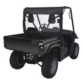 Classic Accessories QuadGear UTV Front/Rear Windshield, Fits Yamaha Rhino, Black