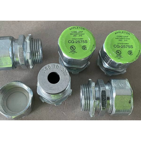 APPLETON (#2)-APPLETON CG2575S .250-.375 Cable Diameter, 3/4” NPT Thread.Lot of