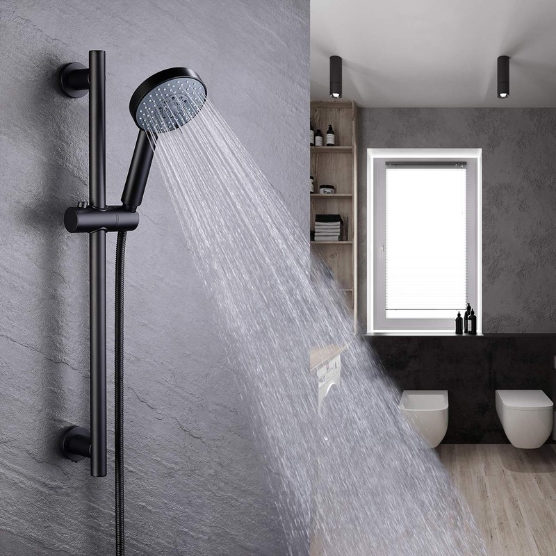 KES Adjustable Shower Head Holder with Slide Bar Combo, Handheld