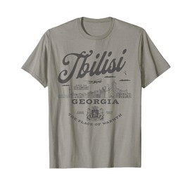 Tbilisi Georgia Since the 5th Century Vintage Skyline T-Shirt