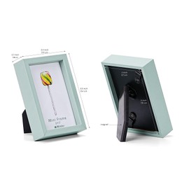 Winlor PF11G 2x3" Mini Magnet Photo Frame - Green (6 per set)