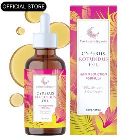 Cyperus Rotundus Oil for Natural Hair Reduction – 60ml/2oz, Promotes Smooth Skin, Gentle Formula