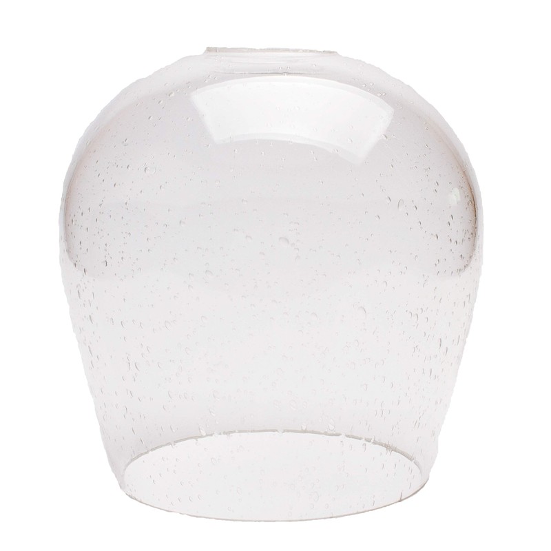 Seeded Bubble Glass Lamp Shade, LEDupdates 3 Pack Oversize Clear