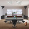 Foroomaco 4pcs EVA Acoustic Diffusers 12"x12"x2" (Total 24"x24"x2"), Waffle Style