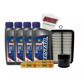 Cyclemax Full Synthetic Tune Up Kit w/ Spark Plugs fits 1997-2005 Suzuki GSF1200