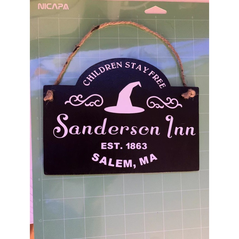Handmade “Hocus Pocus” Sanderson Inn wall Hanging!