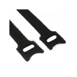 InLine 59943K Cable Ties 12 x 125 mm Velcro Fastener Pack of 10 Black