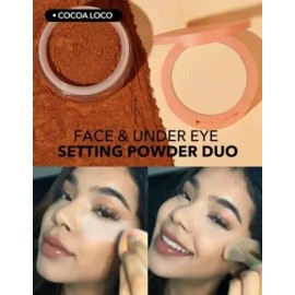 Sheglam Insta-ready Dúo Polvo Fijador Traslucido Translucent Color Cocoa Loco