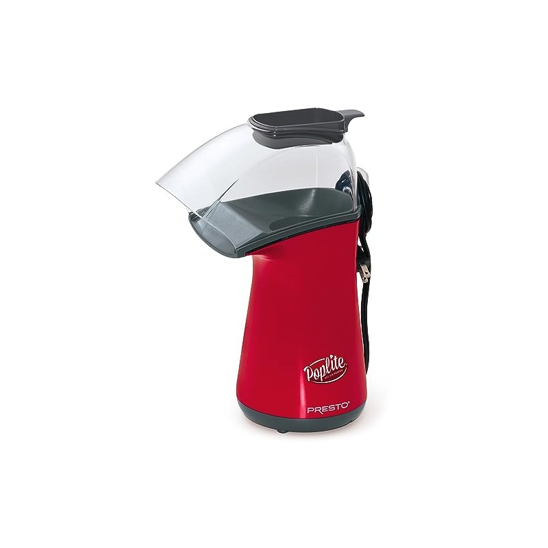 Presto 04863 Poplite Hot Air Popcorn Popper - Built-In Measuring