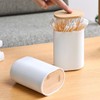 Wooden one-touch cotton swab case, artificial tear bottle storage dispenser, toothpick holder, portable toothpick / 우드 원터치 면봉 케이스 인공눈물 통 보관 디스펜서 이쑤시개 보관함 요지 휴대용