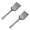 Cabilock 2Pcs Long Ash Handheld BBQ Charcoal Ash Poker Scoop