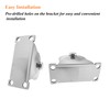 Pulley Wheel Stainless Steel V Groove Plate Casters Heavy Duty