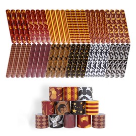 XXPLCOU XXPLCOU 48Pcs Kids Slap Bracelets,Slap Wristbands Snap Bracelets Wizards and Magic Style Theme,for kids Party Favors Classroom Prizes Birthday Gifts