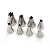 Pati-Versand Star nozzle set, 8 pieces.