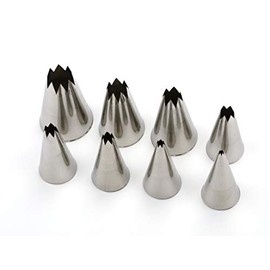 Pati-Versand Star nozzle set, 8 pieces.